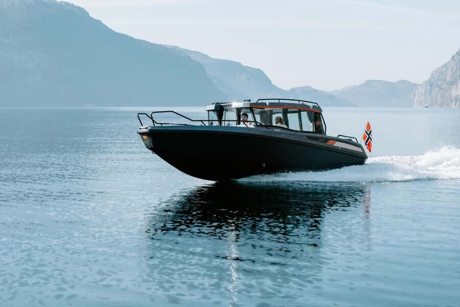Stavanger: Boat Safari to Lysefjord and Preikestolen - Pulpit Rock from the fjord: the viewpoint that photos can’t replace