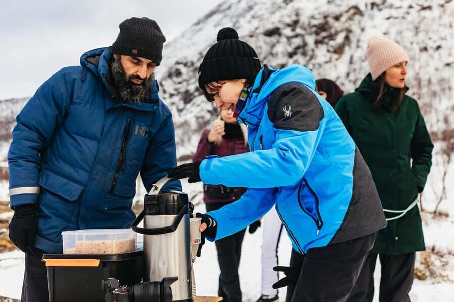 Tromsø: Arctic Landscape and Fjord Tour with Snacks - Karigambukta Picnic Stop: Warm Snacks, Local Flavor, and Coastal Drama