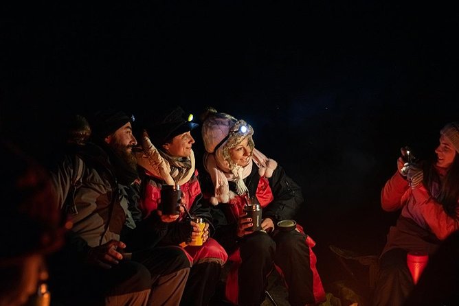 Tromso Aurora Hunt with Bonfire, Soup, Winter Gear & Transfers - The Bonfire Camp and Homemade Soup Wait Strategy