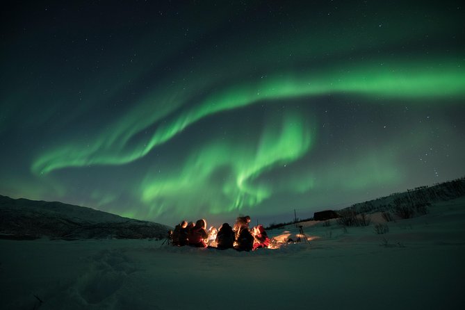 Tromso Aurora Hunt with Bonfire, Soup, Winter Gear & Transfers - Where You Meet, How Pickup Works, and Where You End Up