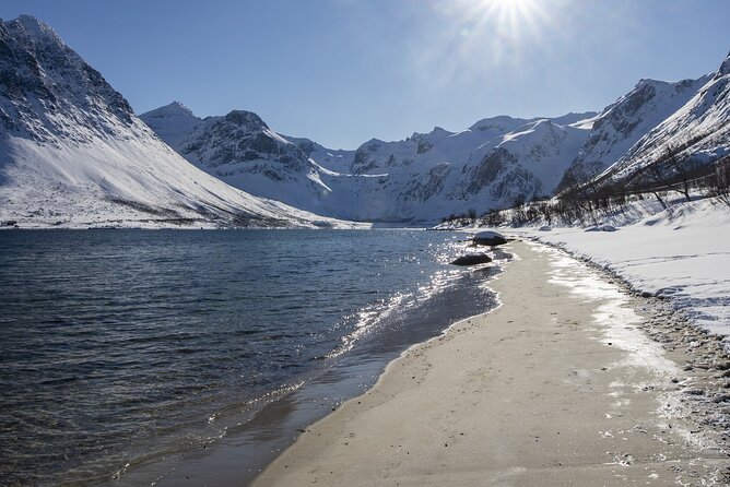 Tromso fjords road trip with fire in grill cabin by the beach. - Why this Tromsø fjords road trip feels like a good-use-of-time day