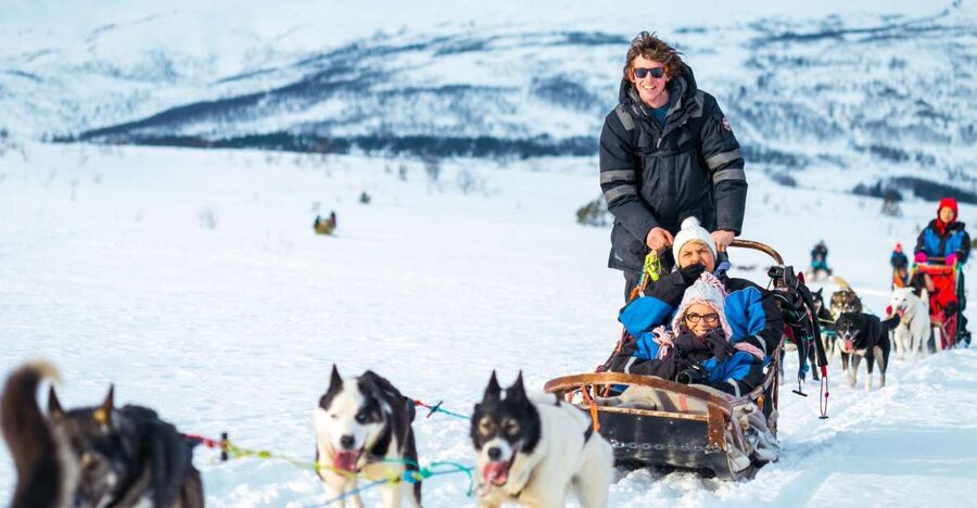 Tromsø: Guided Husky Sledding with Traditional Lunch - Winter views and huskies, in a tightly run half-day