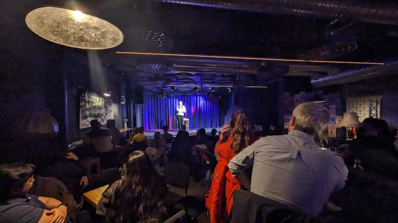 Tromsø: Norwegianing Comedy Show and Survival Guide - Finding Amtmandens and the backroom setup