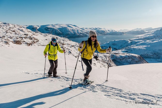 Tromso Snowshoeing - Valley, Fjord Views, Wildlife, Meal & Pickup - From Tromsø city center to the Arctic start line