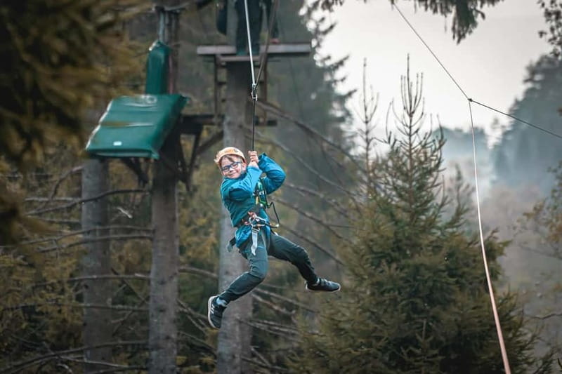 Voss High Rope & Zipline Park - Zipline Park over the river: the adrenaline finale people talk about